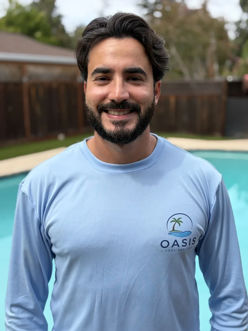 Kevin Alves, owner of Oasis Pool Services